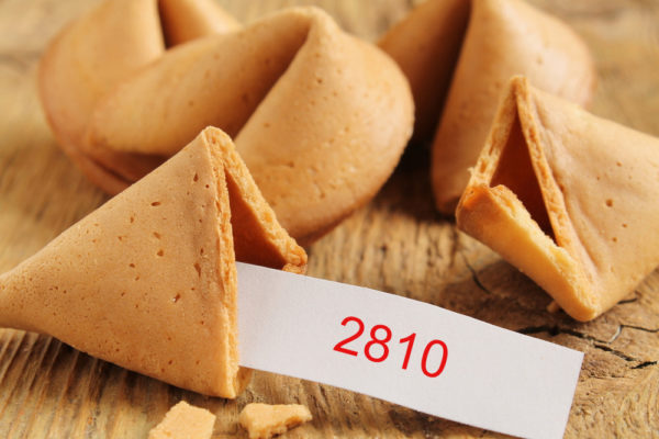 Fortune Cookies with Numbers
