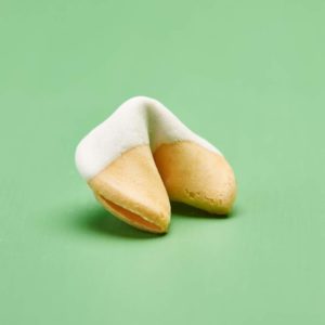 White Chocolate Fortune Cookies
